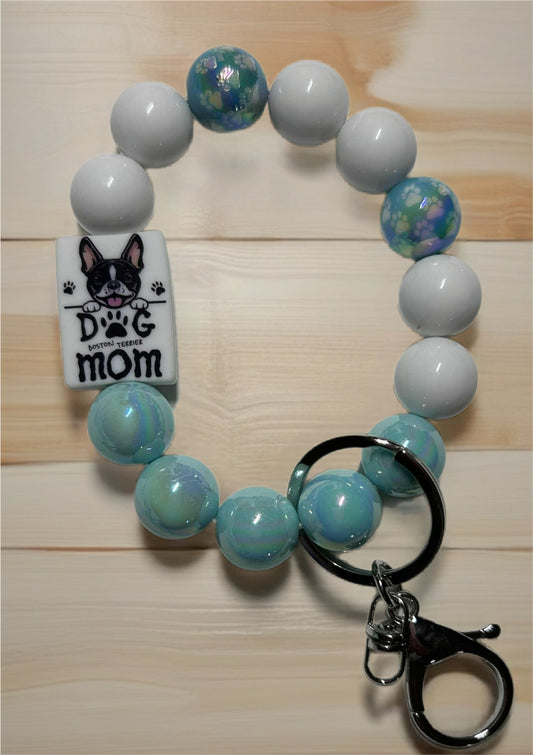 Acrylic Beaded Keychain Wristlet