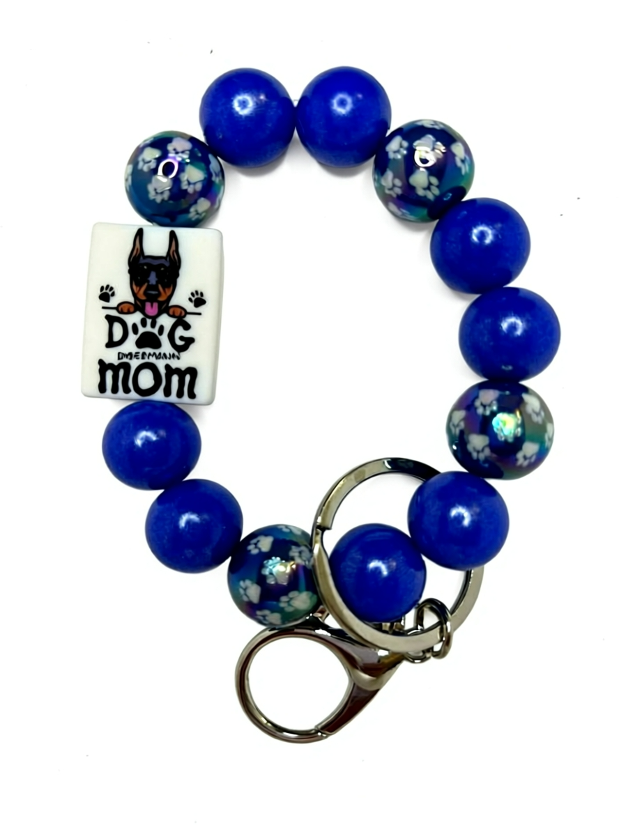 Silicone Beaded Keychain Wristlets | Cute Handmade Wristlet Keychains | Durable Silicone Bead Keychains