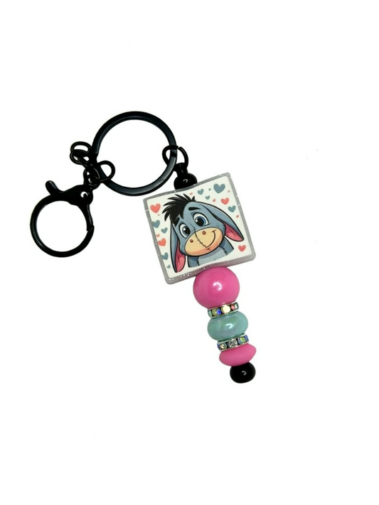 Beaded Keychain | Handmade Cute Keychain for Bags, Car Keys & Gifts