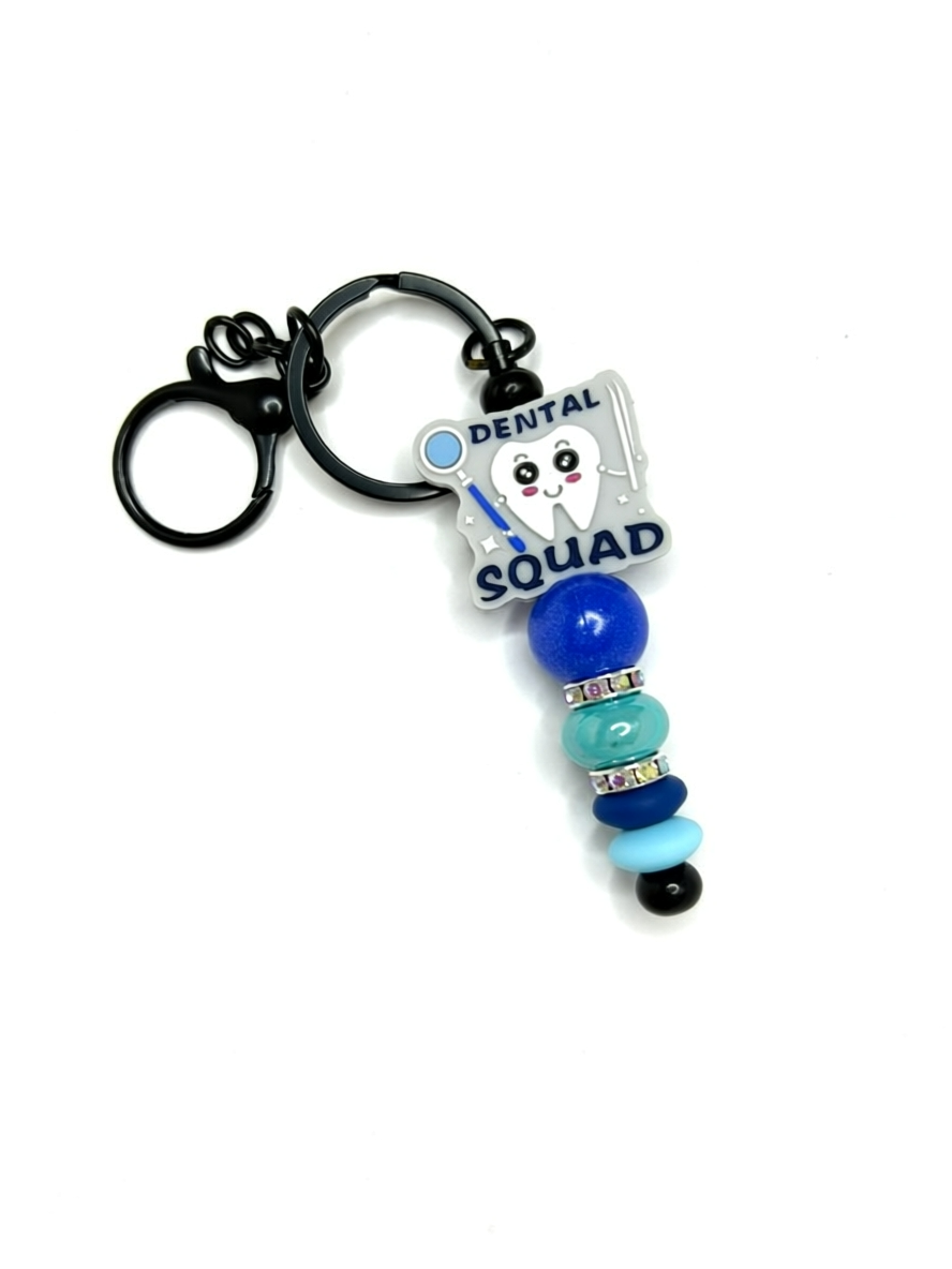 Beaded Keychain | Handmade Cute Keychain for Bags, Car Keys & Gifts