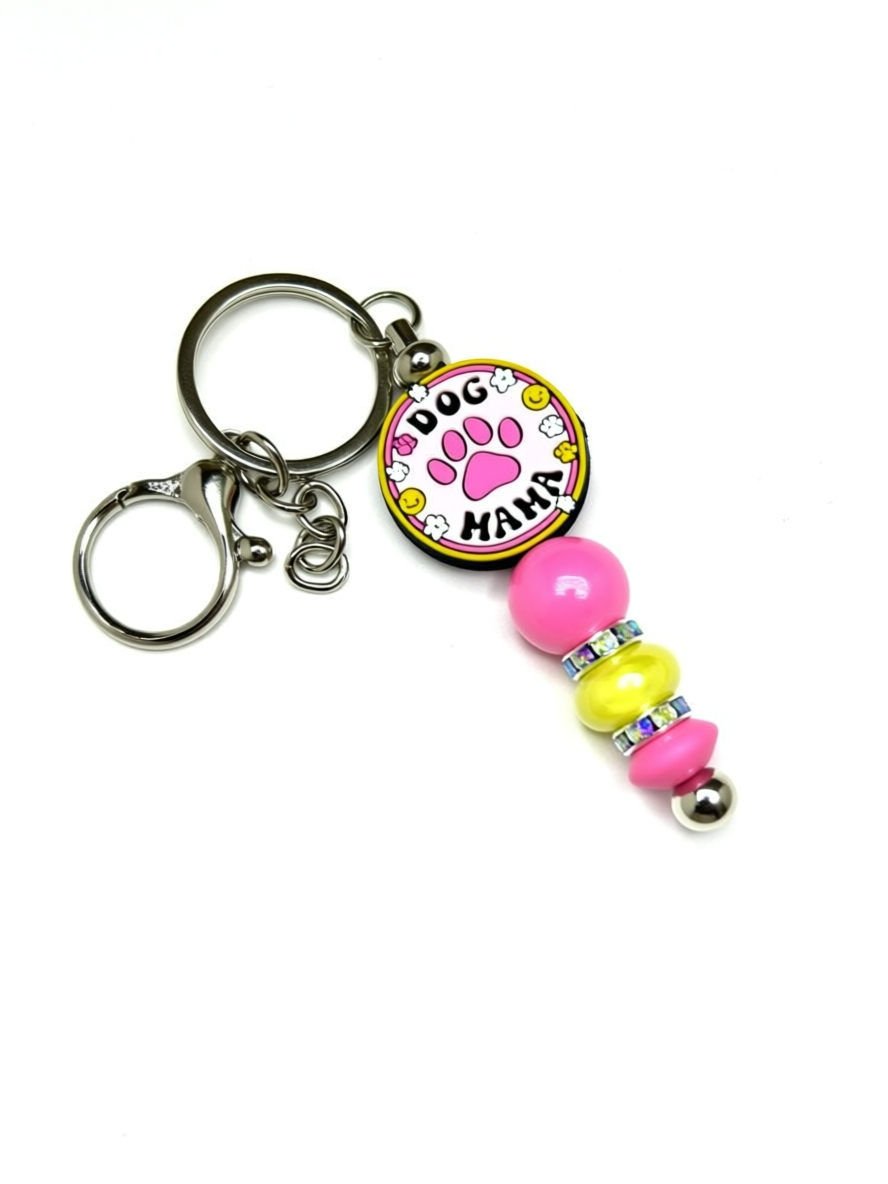 Beaded Keychain | Handmade Cute Keychain for Bags, Car Keys & Gifts