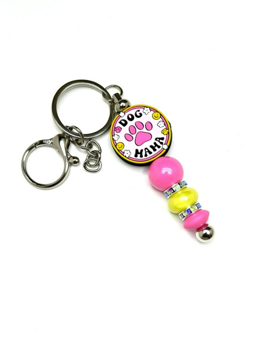 Beaded Keychain | Handmade Cute Keychain for Bags, Car Keys & Gifts