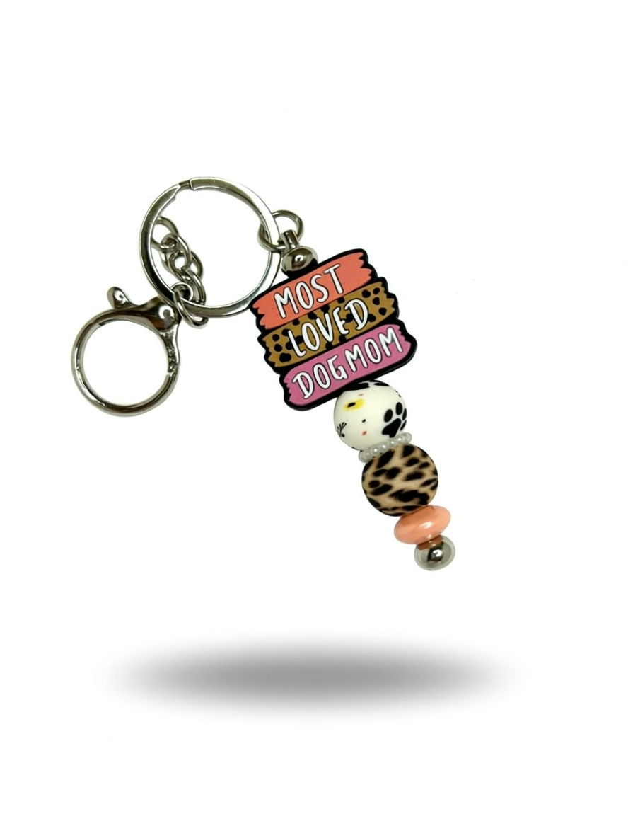 Beaded Keychain | Handmade Cute Keychain for Bags, Car Keys & Gifts