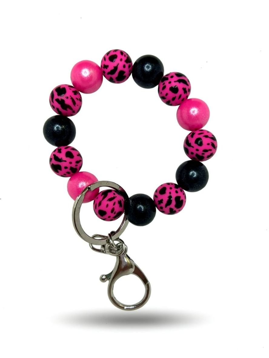 Silicone Beaded Keychain Wristlets | Cute Handmade Wristlet Keychains | Durable Silicone Bead Keychains